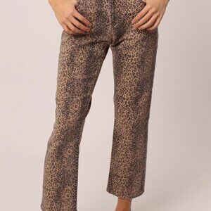 Dear John Snow Leopard Blair Slim Straight Jeans size 31 (12)